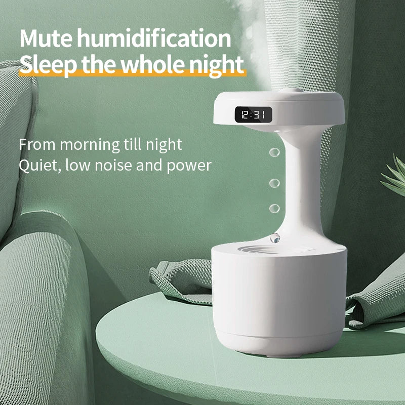 AquaFlow: Humidificador Antigravedad con Luz Nocturna